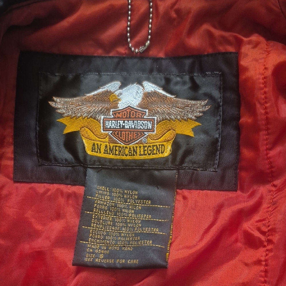 Harley-Davidson Black and Red Riding Jacket - Picture 6 of 14